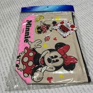 Disney Minnie Mouse Kids Pouch - Beige and Pink